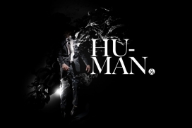 美国男士西装服饰宣传广告-动感线条烟雾摄影