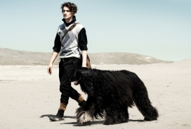 法国Ilmodo A/W 2008与藏獒共舞沙漠--旅途