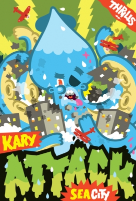 德国Illustrations #1 色彩色块丰富插图欣赏