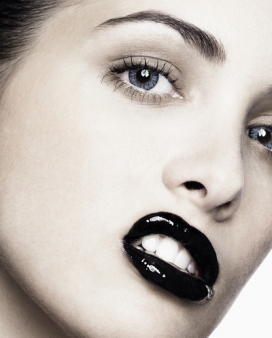 俄罗斯气质美容化妆代言女人摄影