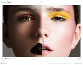 一组不错欧美风格彩妆摄影