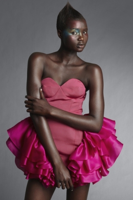 欧美Boudoir D huitres Lookbook SS/10一组超级炫酷彩妆加时装完美组合人