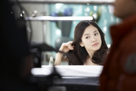 韩国宋慧乔兰芝美容面膜广告摄影棚