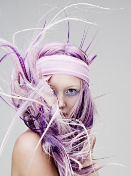 欧美时尚摄影大片--颜色魔女