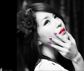 韩国惊艳女人彩妆摄影欣赏