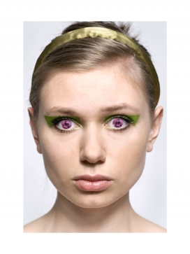 墨西哥IN MY MIND时尚眼睛部分彩妆摄影