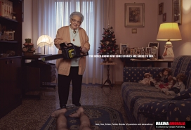 欧美Maxima Amoralia工业用具平面广告