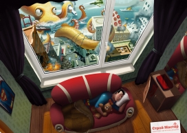 美国Soundproof Windows隔音窗宣传广告--Stroy Master故事的主人公