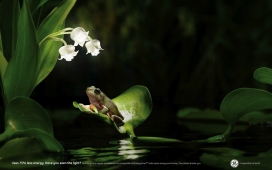 美国通用GE电器节能绿色环保白炽灯广告