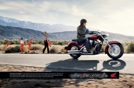 日本HONDA本田摩托车动力美国区域宣传广告--Gawk Responsibly