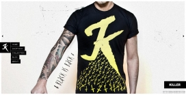 欧美Killer ClothingT恤服装服饰印花插画酷站截图欣赏