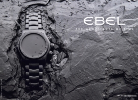 国外EBEL高级奢华腕表广告
