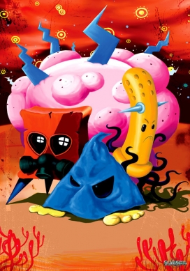 菲律宾七张可爱卡通插图设计欣赏