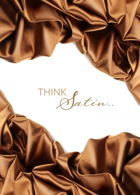 国外高清晰YOUR TEXT 丝绸丝缎彩带布料图片