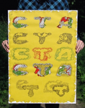 INITIALS AND MONOGRAMS首字母和字母组合漂亮插画