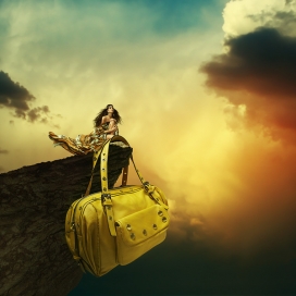 欧美FM品牌女性包创意广告摄影--巨大的包