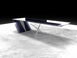 国外工业设计：Table斜拉茶几桌子图片