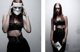 国外my own thing...面具女生人像摄影
