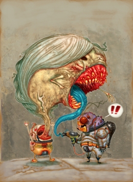 欧美1000tentacles Art艺术插画
