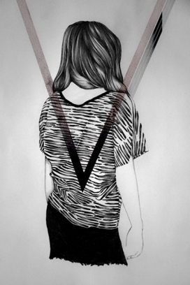 国外2010portraits最新创意女生人像设计插画