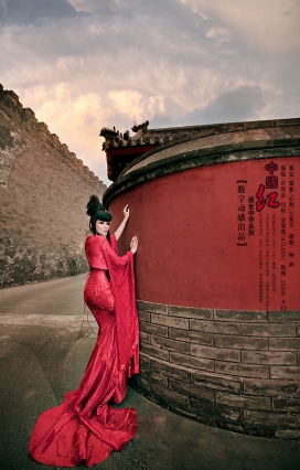 China Red中国红艺术-经典中国世纪时尚风