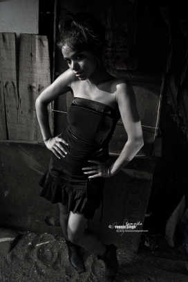 美国黑人Black beauty 女性黑白摄影-不一样的角度