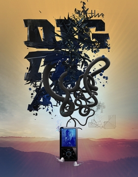 欧美The Digital Cool超酷电子数码插画设计