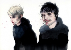 Dmitriy Rebus Larin人物形象插画设计欣赏