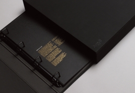 国外Nelson Associates2010超酷黑色金边企业宣传册手册设计印刷欣赏