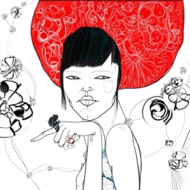 国外插画师Artaksiniya：China girly sketches中国女孩速写插画