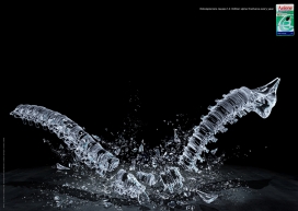 欧美Anlene骨质疏松导致手腕骨折平面广告