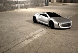 德国工业设计：Audi Axiom奥迪概念侧开门高档车