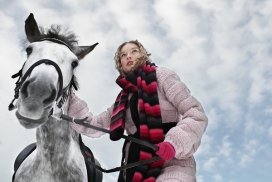 Alaskan Kids阿拉斯加童装雪地美女人像摄影