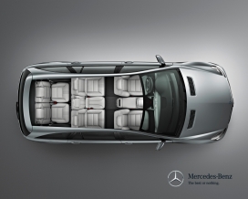 梅赛德斯-奔驰R级豪华运动旅行车高清晰壁纸