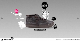 欧美Satorisan - Name That Sneaker漂亮创意帆布鞋酷站截图欣赏