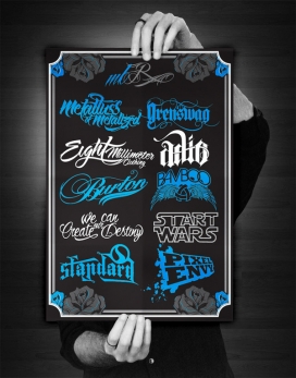 欧美Typography字体印刷