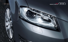 德国大众奥迪A3高清晰内饰与车身壁纸