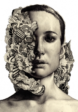 墨西哥encharnting series插画人像