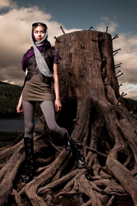 美国lex Lim摄影师：带目光的环保树创意摄影