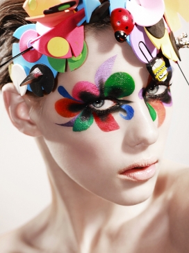 丹麦The Vision of beauty漂亮的彩妆版本人像