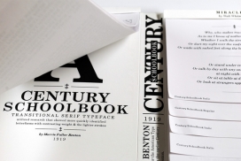 美国TYPEFACES PACKAGING超漂亮酷的英文字母主题排版宣传册设计