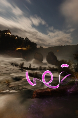 德国莱茵Rheinfall Festival瀑布节-不明物体