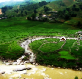 Miniature Vietnam.微型越南地理高空摄影
