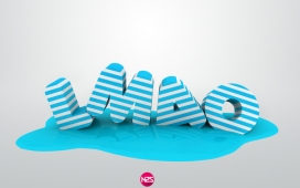 TYPOGRAPHY卷曲创意字母设计