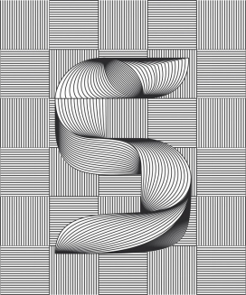 欧美Types II视觉错觉字体设计