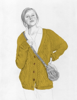 欧美URBAN OUTFITTERS KNITS城市户外针织插画