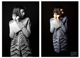 美国洛杉矶LA FEMME EN NOIR时尚时装美女倾情人像摄影