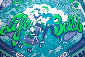 欧美Don't stop the game, it's your life!插画--不要停止了比赛，这是你的生命！