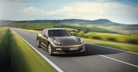 高清晰：保时捷panamera-4汽车内饰壁纸