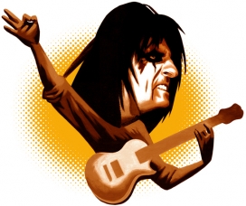 没想过Portrait Illustrations for Rolling Stone's Playlist Issue.滚石音乐肖像插图